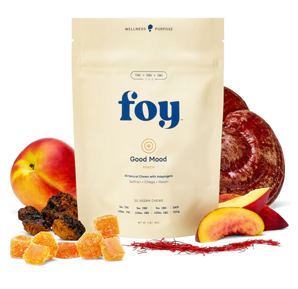 Foy - PEACH GOOD MOOD 20PK GUMMIES - FOY Main Image