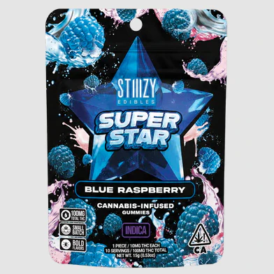 STIIIZY - STIIIZY - Edible - Blue Raspberry - SINGLE - 100MG Main Image