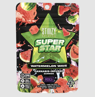STIIIZY - STIIIZY - Edible - Watermelon Wave - SINGLE - 100MG Main Image