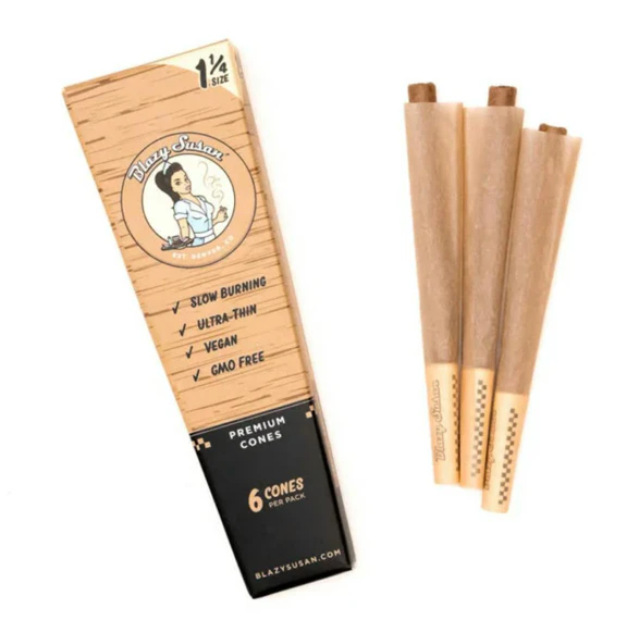 Blazy Susan - BLAZY SUSAN UNBLEACHED 6PK 1 1/4 PAPER CONES Main Image