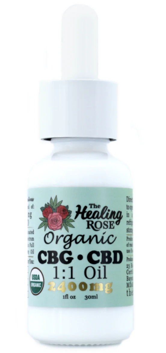 THE HEALING ROSE - Full Spectrum | CBD&CBG Enhanced | Tincture Main Image