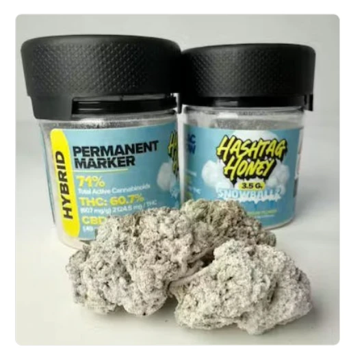 Hashtag Honey - Hashtag Honey - Perm Marker - Snowballz - 3.5g Infused Flower Main Image