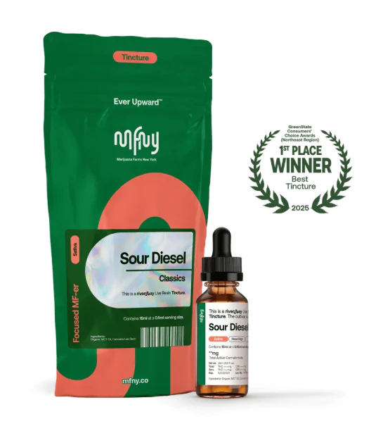 MFNY - SOUR DIESEL LIVE RESIN TINCTURE - MFNY - 15ml Main Image