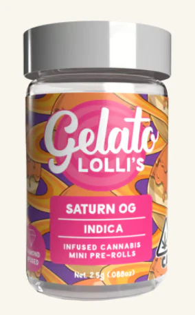 Gelato - Gelato - Lollis - Saturn Og - Infused Preroll Packs - 5pk - 3g Main Image