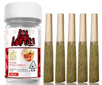Left Coast - Lil Lefties - Strawberry Banana - Infused Preroll - 5pk - 3.75g