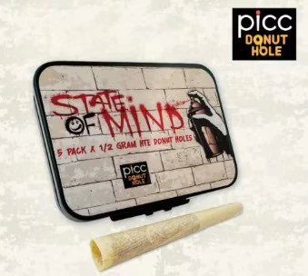PICC - State Of Mind | Pre-roll | Infused Live Resin| Dark Matter x Grease Monkey | 5Pk | 2.5G Main Image