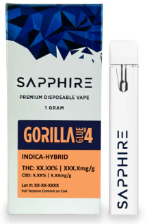 Sapphire - Sapphire - Gorilla Glue #4 - 1g AIO Main Image