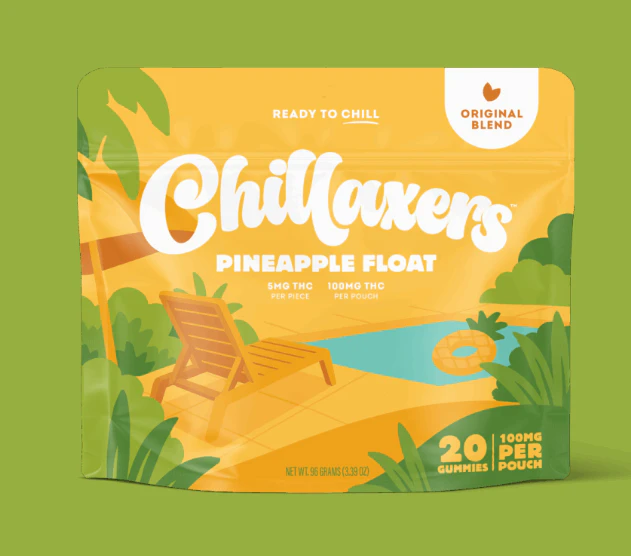 CHILLAXERS - Chillaxers - Pineapple Float - 100mg - 20pk Main Image