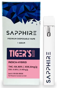 Sapphire - Sapphire - Tiger's Blood - 1g AIO Main Image