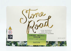 Stone Road- Sweet Mango Dream- 14g Hash + Diamond Infused Pre-Ground Flower