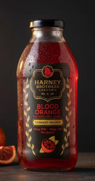 Harney Brothers Cannabis - BLOOD ORANGE HERBAL TEA INFUSED BEVERAGE - HARNEY BROTHERS - 10mg Main Image