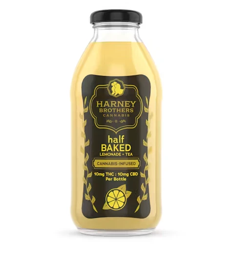 Harney Brothers Cannabis - HALF BAKED LEMONADE X TEA INFUSED BEVERAGE - HARNEY BROTHERS - 10mg Main Image