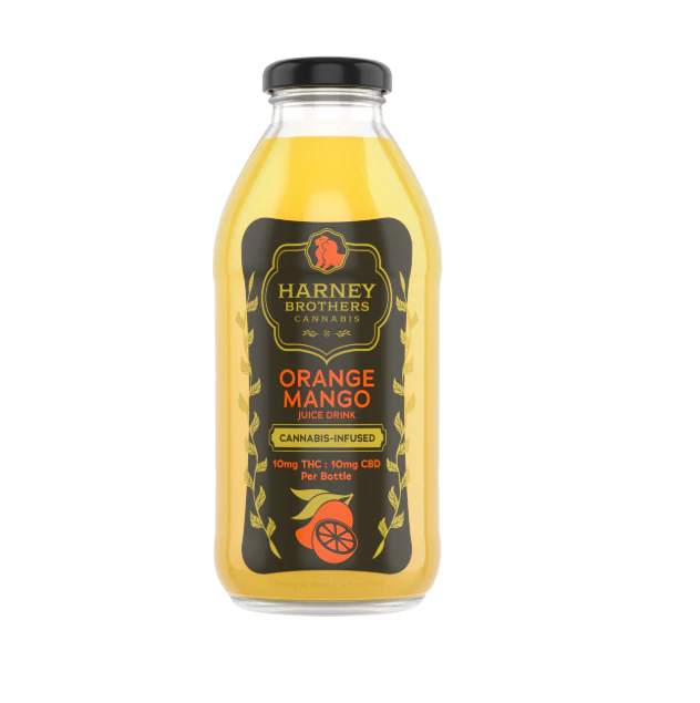 Harney Brothers Cannabis - ORANGE MANGO INFUSED BEVERAGE - HARNEY BROTHERS - 10mg Main Image
