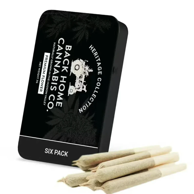 Back Home Cannabis Co. - Back Home Cannabis | White Widow | Pre-Roll 6 Pack | 3g Main Image