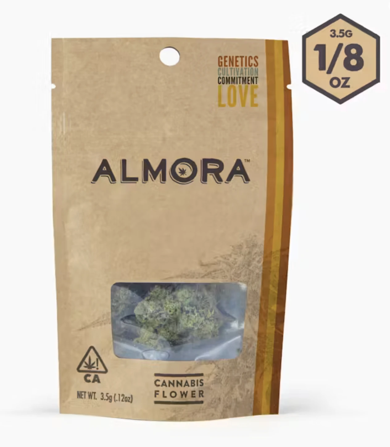Almora - Almora Farm 3.5g Flower: Catch-A-Cloud Farms Karmel Apple Kush [H] Main Image