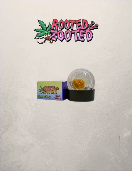 Rooted and Zooted - Rooted and Zooted - Live Resin - Papaya Punch - 1g Main Image