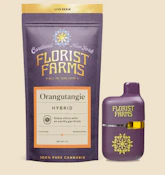 Florist Farms- Orangutangie- 1g Live Resin Disposable Vape