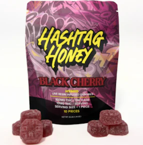 Hashtag Honey | Edibles | Black Cherry | 10pk