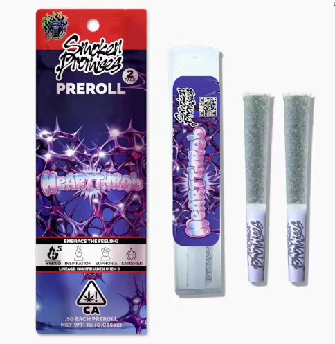 Smoken Promises - [Smoken Promises] Pre-roll 2 Pack - 1g - HeartThrob (S/H) Main Image