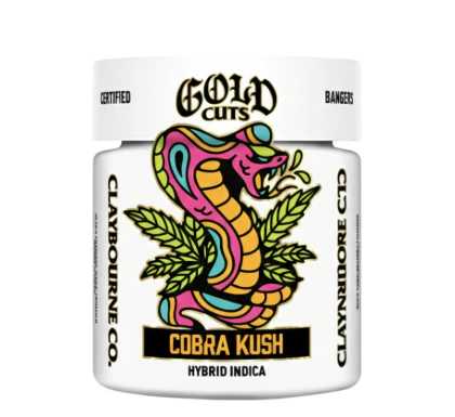 Claybourne Co. - Claybourne | Cobra Kush (3.5g) -|Gold Cuts Large buds Main Image