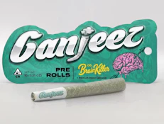 Ganjeez 1G non-infused Preroll Brain Killer OG (I)