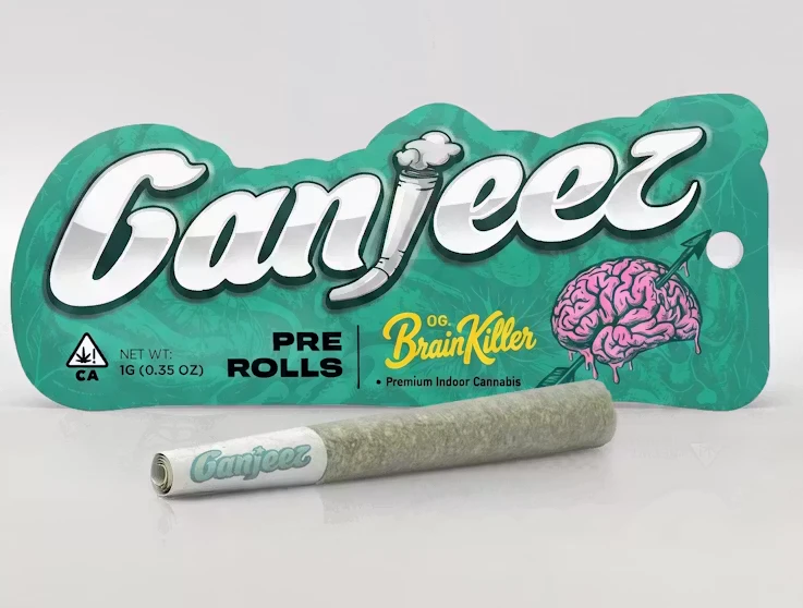 Ganjeez - Ganjeez 1G non-infused Preroll Brain Killer OG (I) Main Image