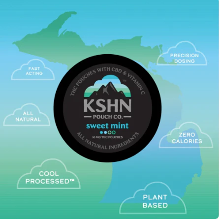 KSHN - KSHN | SweetMint | 10mg THC Mouth Pouch [10ct] Main Image
