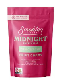 Smokiez | Midnight Prickly Pear | 1:1:1 CBN:CBD:THC | 10pk/100mg
