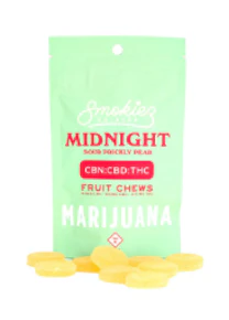 Smokiez | Sour Midnight Prickly Pear | 1:1:1 CBN:CBD:THC | 10pk/100mg