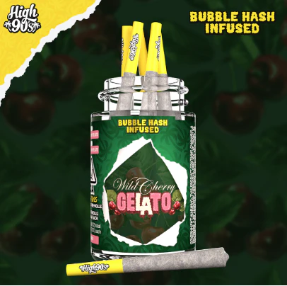HIGH 90s - HIGH 90S | WILD CHERRY GELATO - 5PK INFUSED | PREROLL | 2.5G Main Image