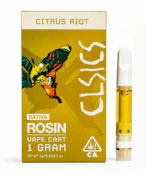 Citrus Riot - Live Rosin Cartridge - 1g (S) - CLSICS