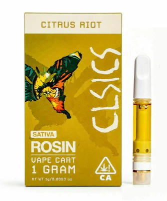 CLSICS - Citrus Riot - Live Rosin Cartridge - 1g (S) - CLSICS Main Image