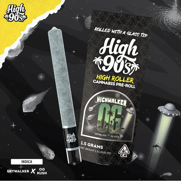 HIGH 90s - HIGH 90S | HIGHWALKER OG | PREROLL | 1.5G Main Image