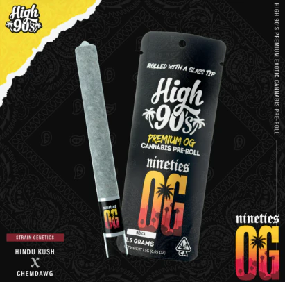 HIGH 90s - HIGH 90S | NINETIES OG - INFUSED | PREROLL | 1.5G Main Image