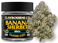 Claybourne Co. - Banana Sherbet - 3.5G Flower