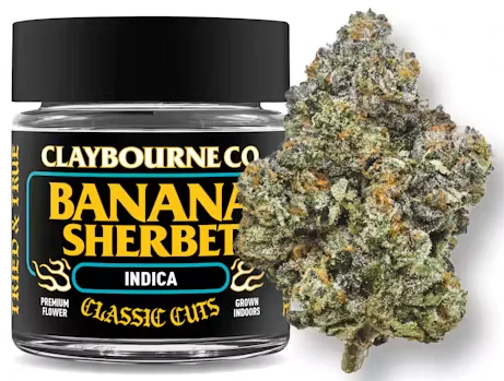 Claybourne Co. - Claybourne Co. - Banana Sherbet - 3.5G Flower Main Image