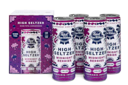 Pabst Blue Ribbon - Selzter - Midnight Berries CBN - 4pk - 40mg