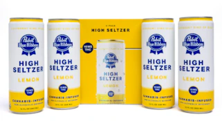 Pabst Blue Ribbon - Selzter - High Lemon - 4pk - 40mg