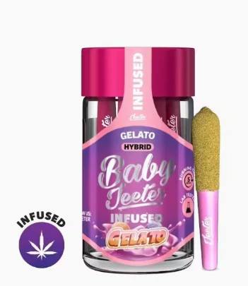 Jeeter - Jeeter - Baby Jeeter - Gelato - 5pk Quad Infused Prerolls Main Image