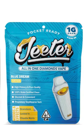 Jeeter - Jeeter - Blue Dream - 1g AIO Diamond Infused Main Image