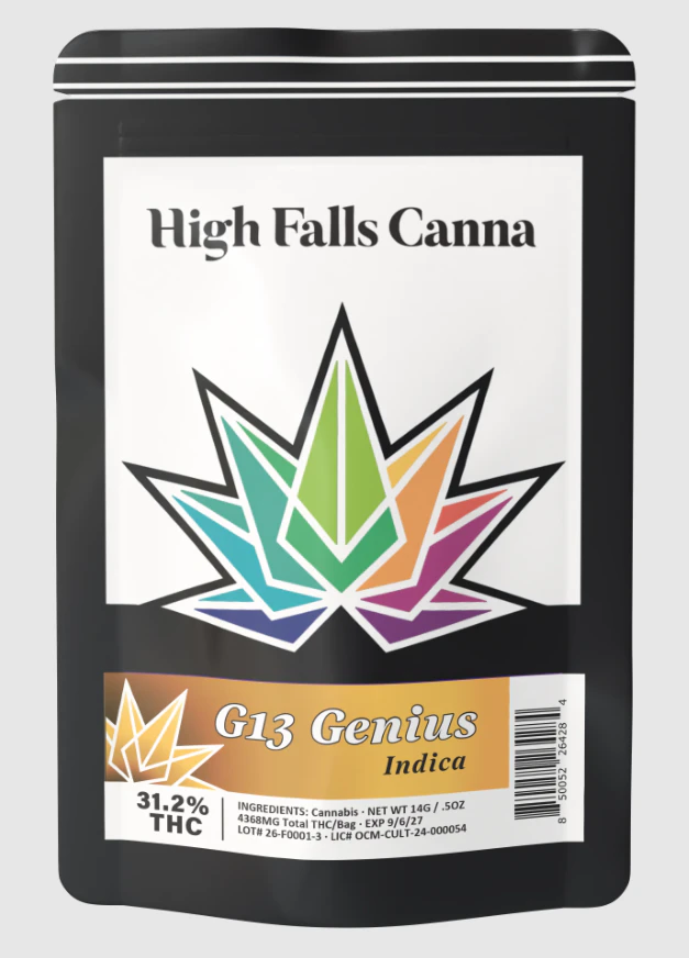 High Falls Canna NY - G13 Genius 14g Flower - Indica | High Falls Canna Main Image