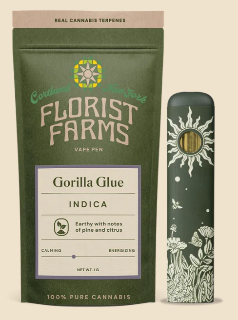 Florist Farms - Gorilla Glue 1g AIO - Indica | Florist Farms Main Image