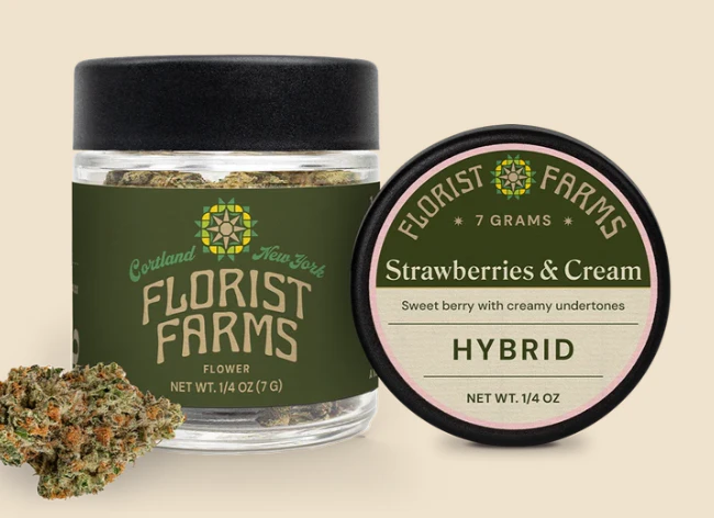 Florist Farms - Strawberries & Cream 7g - Hybrid | Florist Farms Main Image