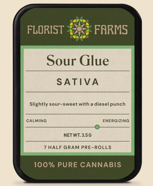 Florist Farms - Sour Glue 7pk Prerolls - Sativa | Florist Farms Main Image