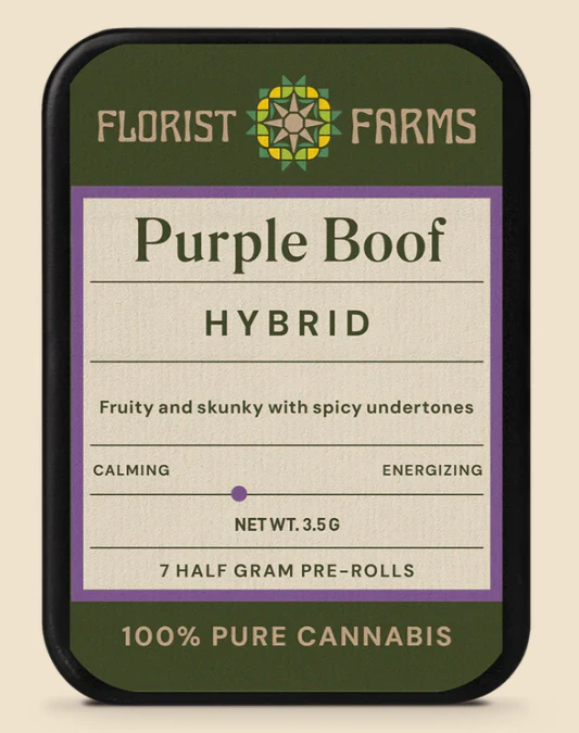 Florist Farms - Purple Boof 7pk Prerolls - Hybrid | Florist Farms Main Image
