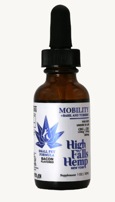 High Falls Hemp - Pets - 30ml Mobility Full Spectrum Tincture for Small Pets Main Image