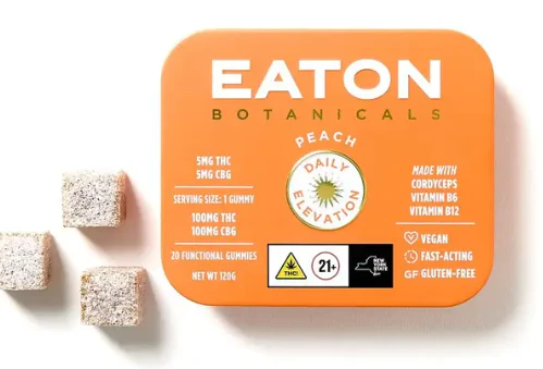 Eaton Botanicals - Eaton - Daily Elevation (Peach) - Gummies Main Image