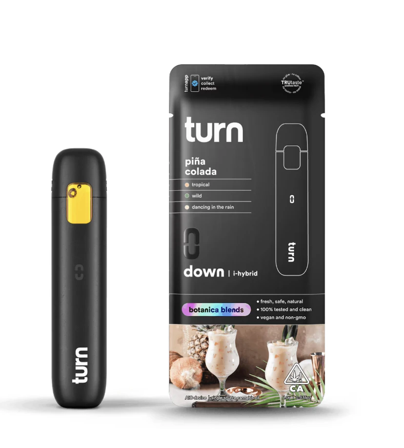 turn - 1g TURN All-In-One Vape - Pina Colada 86% Main Image