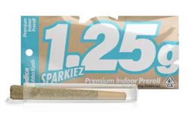 Sparkiez - Bubba Kush - Indica - Preroll - 1.25g