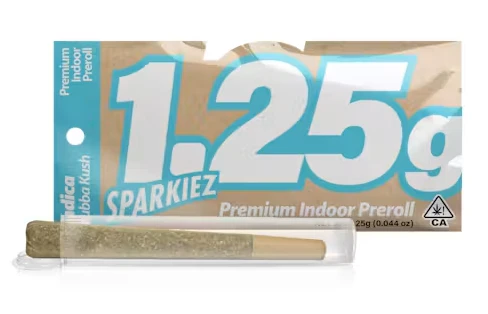 Sparkiez - Sparkiez - Bubba Kush - Indica - Preroll - 1.25g Main Image